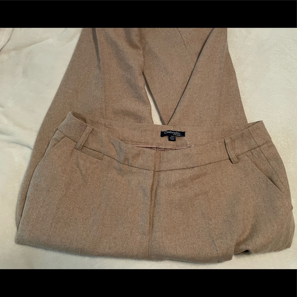 Chadwicks Wool, lined pants Size 18W
